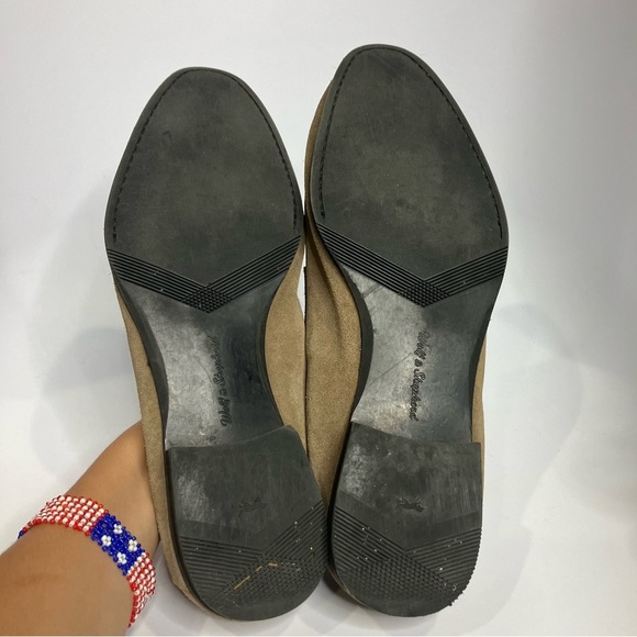 Wolf & shepherd tan suede loafers men’s size 12.5 preppy casual business casual - Picture 7 of 11